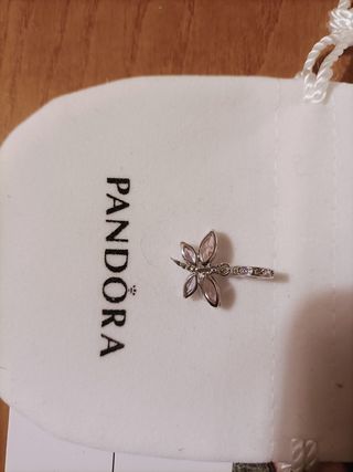 Charm Pandora auténtico Mariposa Plata Rosa nuevo 
