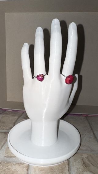 Expositor mano anillos