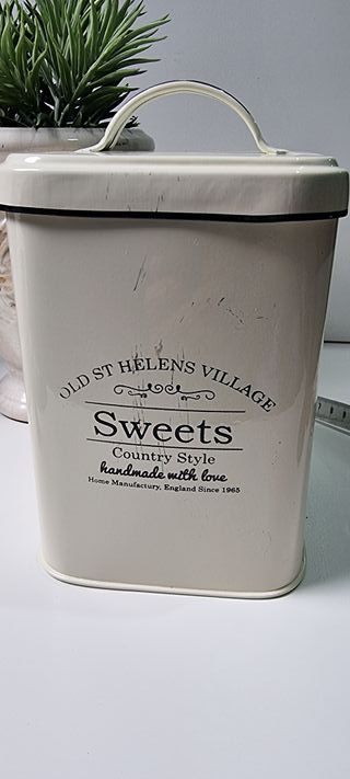 Bote metálico vintage Sweets Old St Helens
