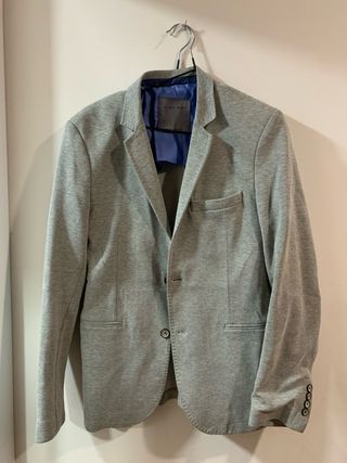Americana Zara Hombre Gris