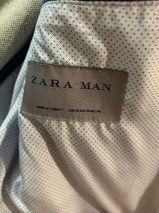 Americana Zara Hombre Gris