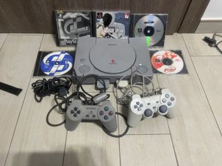 PlayStation 1 Sony Grigia Completa