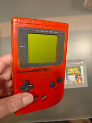 Nintendo Game Boy Rojo + Kirby's Dream Land