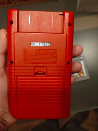 Nintendo Game Boy Rojo + Kirby's Dream Land