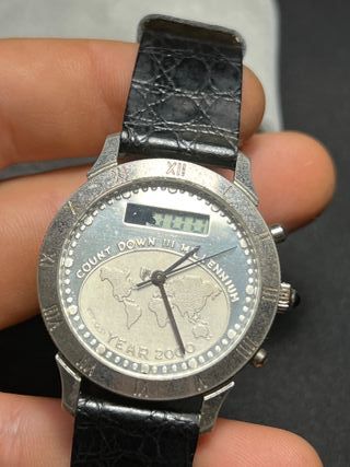 Reloj Plata 925 Mundo Countdown