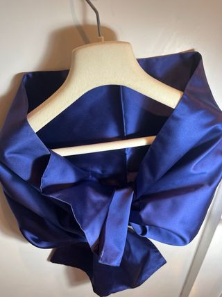 Chal Prada azul/morado seda