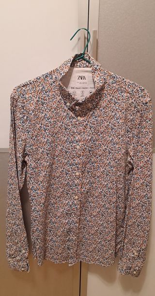 Camisa Zara Estampada Talla S