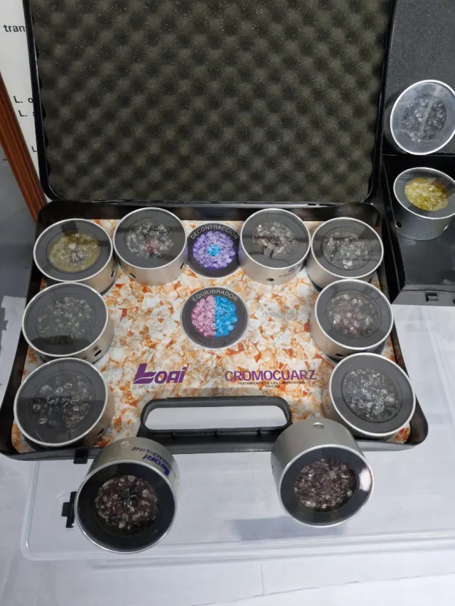 Dispositivo Cromoterapia LOAI Plata/Blanco