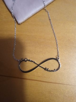 Collar infinito plata