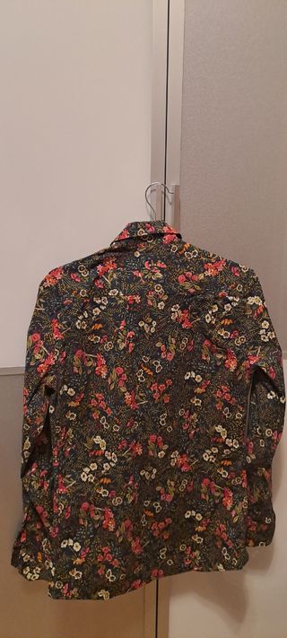 Camisa Zara Estampado Flores