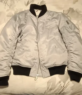 Cazadora Bomber Nike Air Plata