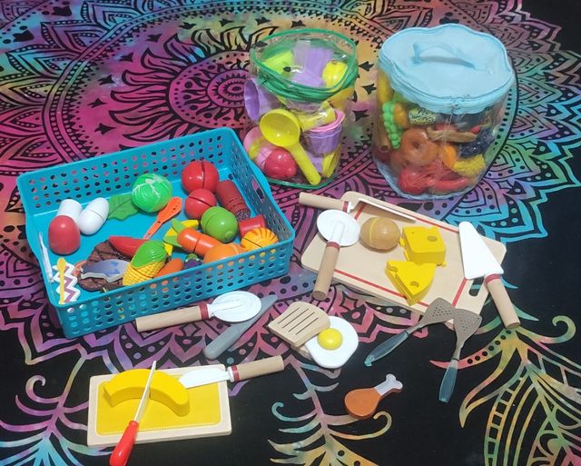 Cocinita de madera infantil