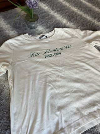 Camiseta Zara Rue Montmartre Paris 1980