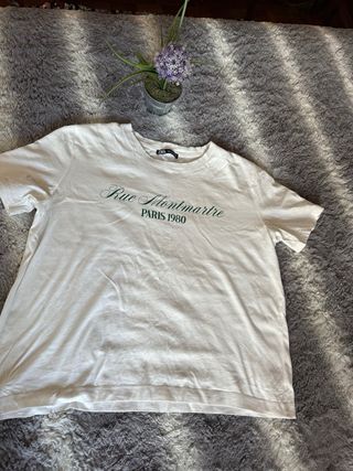 Camiseta Zara Rue Montmartre Paris 1980