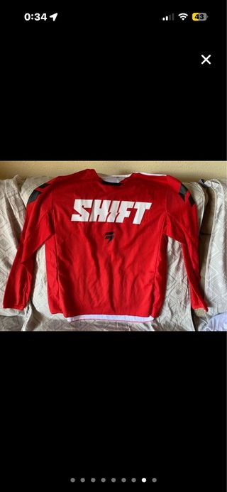 Conjunto Ropa Enduro SHIFT Rojo