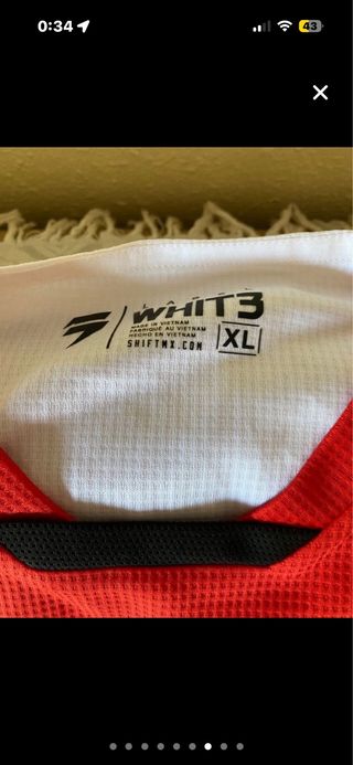 Conjunto Ropa Enduro SHIFT Rojo