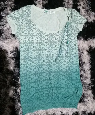 Camiseta BSK verde degradado talla S