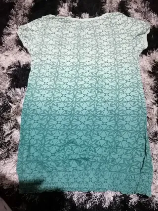 Camiseta BSK verde degradado talla S