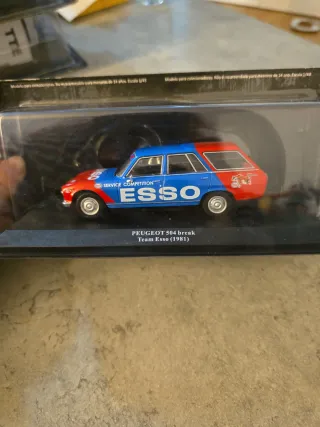 Maqueta Peugeot 504 break Team Esso 1981
