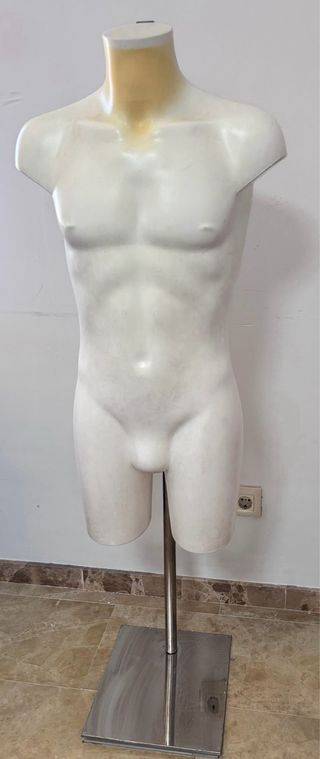 Maniquí Torso Mujer y Hombre  Blanco con base. 