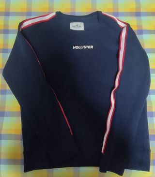 Sudadera Hollister chico azul T-S