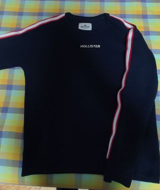 Sudadera Hollister chico azul T-S