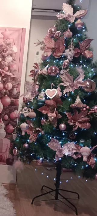 Árbol de Navidad decorado