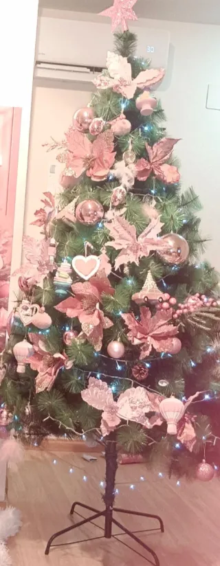 Árbol de Navidad decorado