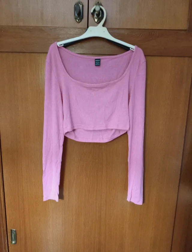 Crop top rosa