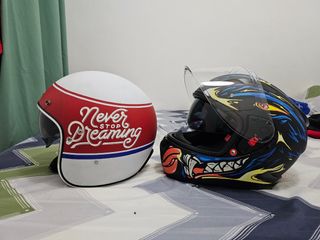2 Cascos Moto SHIRO totalmente nuevo y otro usado