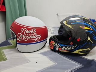 2 Cascos Moto SHIRO totalmente nuevo y otro usado