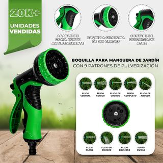Manguera Extensible 30m 9 Funciones