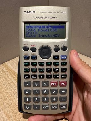 Calculadora Financiera Casio FC-100V