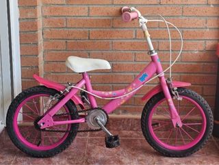 Bicicleta infantil rosa 16”