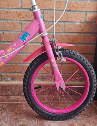 Bicicleta infantil rosa 16”