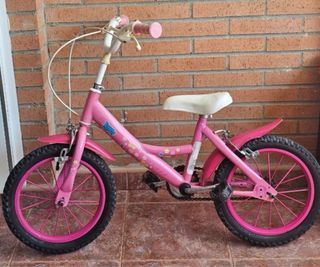 Bicicleta infantil rosa 16”