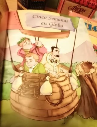Libro Cinco semanas en globo.