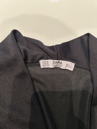 Body negro Zara sin mangas
