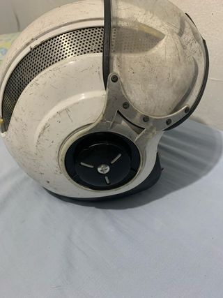 Casco de moto blanco