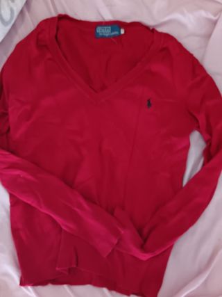Jersey Polo Ralph Lauren Rojo Mujer