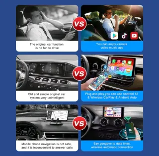 Adaptador Android Auto Inalámbrico
