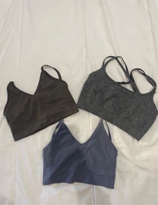 Pack 3 Tops Deportivos Mujer Talla Única