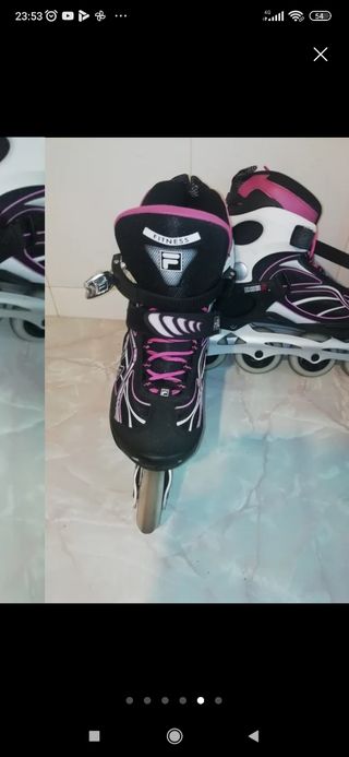 Patines en línea con bolsa
