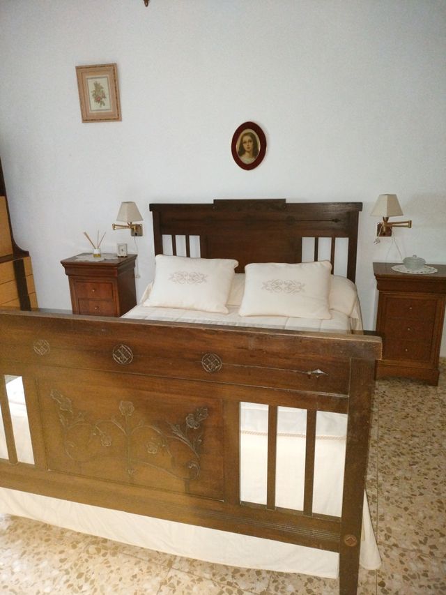 Cabecero madera cama 135 (108 altura).