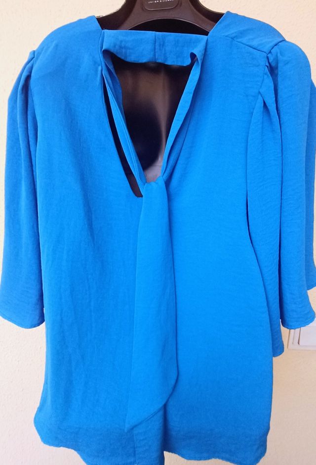 Camisa River Island T.38 Turquesa