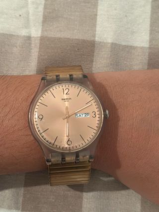 Swatch Irony Champagne Reloj