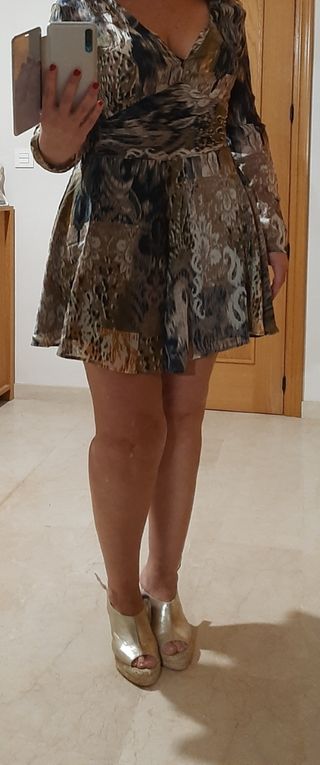 Vestido Zara estampado flores