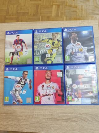Colección FIFA PS4 (PlayStation 4) - 6 Juegos