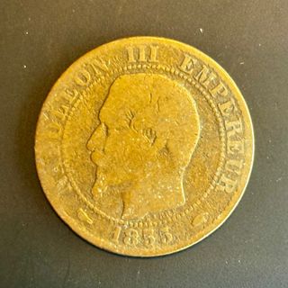 Moneda Napoleón III - 10 Centimes 1855