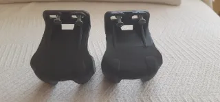 Pedales anchos aluminio MTB / BMX + calapiés